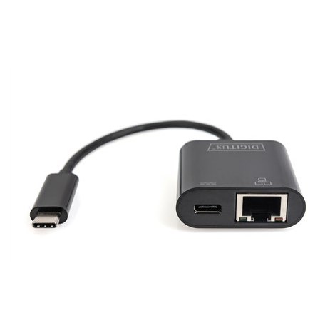 Digitus | Network adapter | Ethernet | Fast Ethernet | Gigabit Ethernet | USB-C - 3